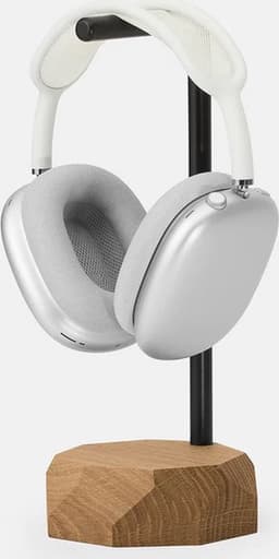 Oakywood Headphones Stand - Massief Eiken - Echt Hout Koptelefoon Standaard Houder - Stijlvol Clean Desk Design — thumbnail 1