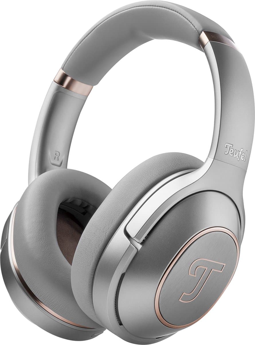 Teufel REAL BLUE PRO - High end HD-bluetooth koptelefoon - Over-ears - Digitale hybride Active Noise Cancelling (ANC) - Sound personalisatie - titaniumgrijs — afbeelding 1