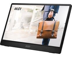 MSI Pro MP161 E2 - Portable USB-C Monitor - Full HD - 15.6 inch