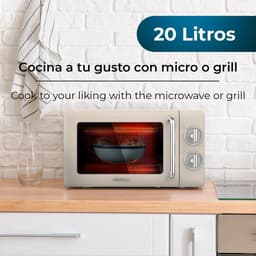 Cecotec 01709 magnetron Beige, Roestvrijstaal Grill-magnetron Aanrecht 20 l 700 W — thumbnail 3