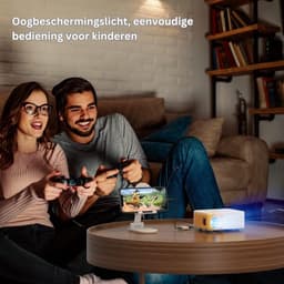 Synergy - Mini Beamer - Input tot Full HD 1080P - Projector - Mini Projector - HDMI - USB - Wit - Smartphone - Draagbaar - Ingebouwde speaker — thumbnail 4