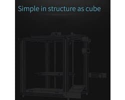 3D-printer met aanraakscherm - 3D-printer Desktop DIY Hoge Precisie - Zwart