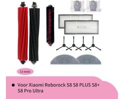 Replacements® Onderdelen geschikt voor de Roborock S8 stofzuiger - 13-delig