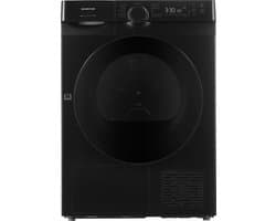 Inventum VDW9030B - Warmtepompdroger - 9kg - 14 programma's - UV-licht - 65 dB - Wasdroger - Zwart — thumbnail 1