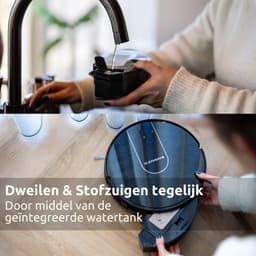 CleanDays D3-300MAX Robotstofzuiger + Dweil | 4000Pa | Voor harde vloeren | 120 min | Laadstation — thumbnail 5
