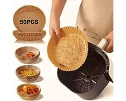 AirFryer Bakpapier - 50 stuks - 16cm - Rond