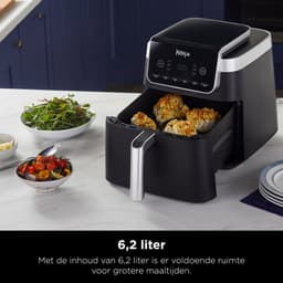 Ninja Airfryer XXL Max Pro - 6.2 liter - 6 Kookprogramma's - in Hoogte Verstelbare Plaat - 2024 Model - AF180EU — thumbnail 3