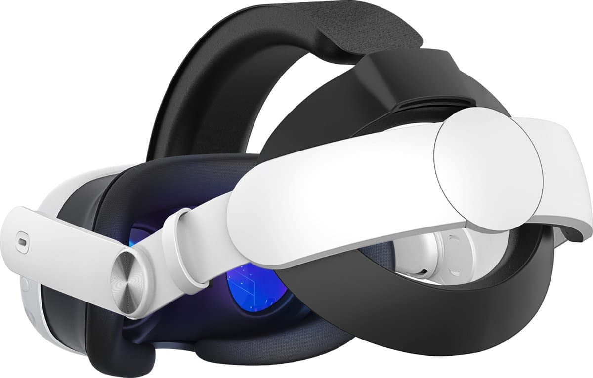 Somstyle Comfort Elite Strap Geschikt voor Meta Quest 3 VR-Bril - Verstelbaar - Hoofdkussen Accessoires - Wit — afbeelding 1