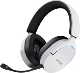 Trust GXT491W Fayzo - Draadloze Gaming Headset voor PS5 - PC - USB Dongel & Bluetooth - Wit — thumbnail 1