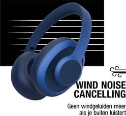 Fresh 'n Rebel Clam Blaze – Draadloze Bluetooth Koptelefoon – 80 uur Speelduur – Met volume wiel - True Blue — thumbnail 2