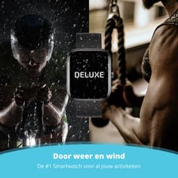 Nexvex® Deluxe Smartwatch voor Dames en Heren - Sporthorloge met Hartslagmeter - Bloeddrukmeter - Stappenteller - Sport Horloge met Belfunctie - Smart Watch Saturatiemeter - Zaklamp - Bluetooth Activity Tracker - Android/iOS - 2.0 Inch - Zwart — thumbnail 5