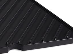 Gietijzeren omkeerbare BURNHARD® bakplaat, geëmailleerd, optimale warmteverdeling, vetafvoer, voor gasbarbecues, compatibel met EARL, FRED, WAYNE – BBQ grillplaat — thumbnail 4