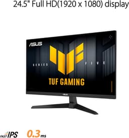 ASUS TUF Gaming VG259Q5A computermonitor 62,2 cm 1920 x 1080 pixels Full HD LED zwart — thumbnail 5
