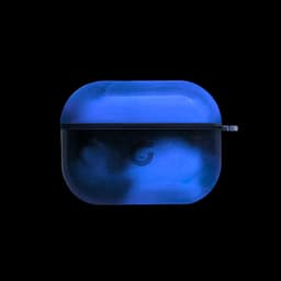 GlowsandGuards - Airpods 4 hoesje - Glow in the dark - Inclusief UV lampje om op te lichten - AirPods 4 case - Hét satisfying AirPods hoesje - AirPods 4 - Blauw — thumbnail 2