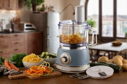 Ariete 1781/05 - Vintage food processor- 1000W - 2L inhoud - 2 snelheden - Blauw — thumbnail 4