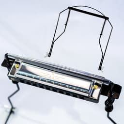 Mondharmonica beugel - mondharmonicahouder nek - mondharmonica holder - Voor volwassenen en kinderen — thumbnail 1