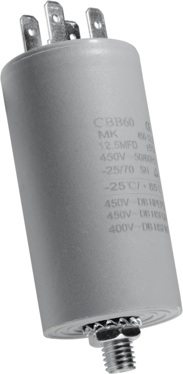 Dparts condensator 12,5 µF - universeel - 450V - universele aanloopcondensator - 12,5uf — afbeelding 1