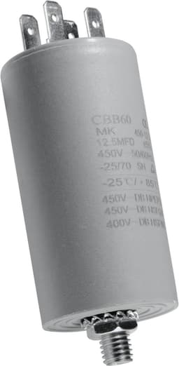 Dparts condensator 12,5 µF - universeel - 450V - universele aanloopcondensator - 12,5uf — thumbnail 1