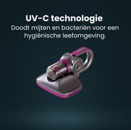 Purgato Draadloze Stofzuiger 4-in-1 - UV-C Sterilisatie - 11 kPa - 2000 mAh - Oplaadbaar - Zwart — thumbnail 4