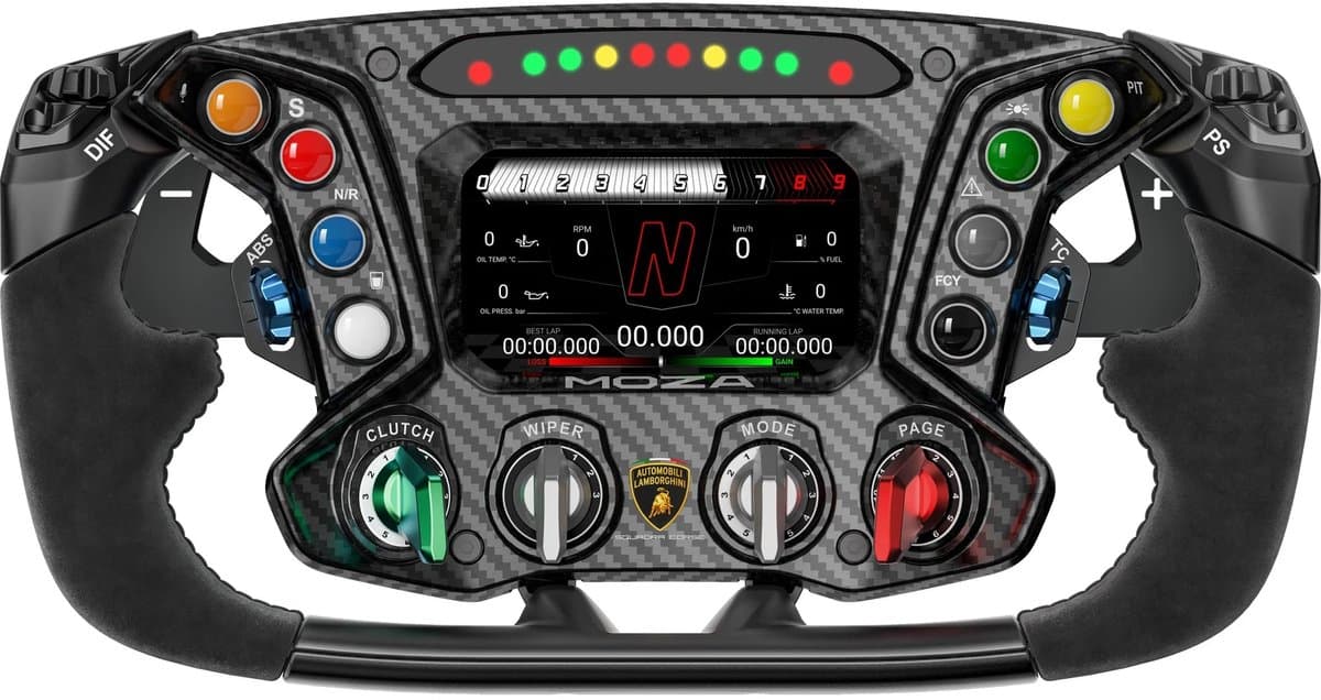 Moza Racing Lamborghini Essenza SCV12 - Gaming stuur voor Moza Basis — afbeelding 1