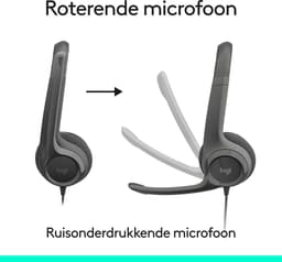 LOGITECH H390 PC On-ear Bedrade headset Zwart — thumbnail 4