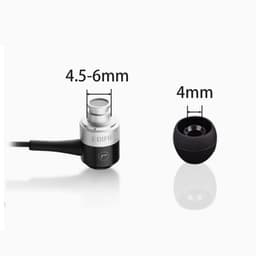 Siliconen oorkussens Geschikt voor in-ear hoofdtelefoons van 4,5-6 mm, 3 maten, 18 paar — thumbnail 2