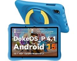 OSCAL Pad 60 Kids Tablet - 10.1 Inch - 12GB RAM - 128GB ROM - 5100 mAh - Android 15 - WiFi 6 - Blauw
