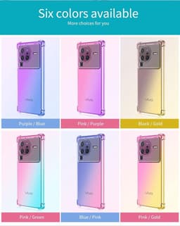 Allecto Plus - Dun Roze Paars Hoesje voor Smartphone - Anti Smudge - Schokbestendig - Beschermhoesje - Siliconen - Gradient Kleur - Transparant — thumbnail 5