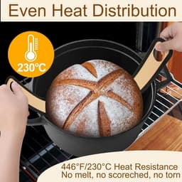 2 stuks Siliconen Bakmat - Met 3x Deegschraper - vaatwasserbestendig - Lange Handvatten Deeg Mat - sling bakmat - Geschikt Voor Airfryer, Oven En Magnetron - BPA-Vrij - Herbruikbare Nederlandse Ovenvoering - Geschikt Voor Airfryer, Oven En Magnetron — thumbnail 5