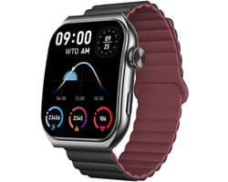 Forever, Sportief horloge met 3D AMOLED-scherm Bluetooth bellen Tiron, Zwart