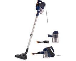 Tristar SZ-2318 - Steelstofzuiger 600W - 2 in 1 Stofzuiger en kruimeldief - Bedraad, Incl opzetstukken - Blauw