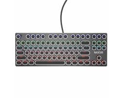 NAXSIR K550 Punk Mechanisch Toetsenbord, Hot - Swappable, Met Kleurmengverlichting, Geschikt voor Desktop & Laptop