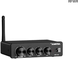 RFWR® Bluetooth 5.1 Mini Hi-Fi Stereo Versterker 100Wx2 voor Thuis Speakers — thumbnail 1