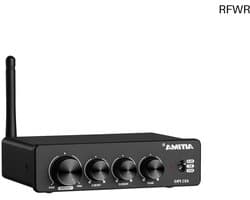RFWR® Bluetooth 5.1 Mini Hi-Fi Stereo Versterker 100Wx2 voor Thuis Speakers
