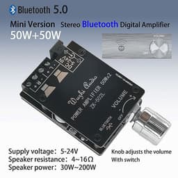 RFWR® Bluetooth 5.0 Mini Digitale Eindversterker Met Regelbaar Volume — thumbnail 3