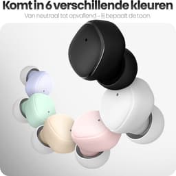 Phreeze Buds Mini - Draadloze Oordopjes - Cremé Kleur - Oortjes Draadloos - Bluetooth 5.4 Oordoppen — thumbnail 4