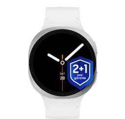 Samsung Galaxy Watch8 - smartwatch - 44mm - LTE - Zilverkleurig + 1 jaar extra garantie — thumbnail 1