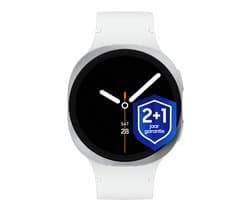 Samsung Galaxy Watch8 - smartwatch - 44mm - LTE - Zilverkleurig + 1 jaar extra garantie
