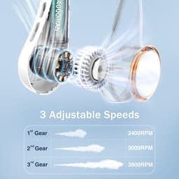 RFWR® Draagbare Nekventilator met Lange Levensduur en 3 Snelheden — thumbnail 2