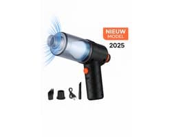 Narvie Draadloze Kruimeldief – 2500 PA Zuig- & Blaasfunctie – HEPA Filter – Nat & Droog – Voor Auto & Huis – USB Oplaadbaar – Pro2025