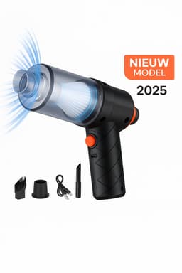 Narvie Draadloze Kruimeldief – 2500 PA Zuig- & Blaasfunctie – HEPA Filter – Nat & Droog – Voor Auto & Huis – USB Oplaadbaar – Pro2025 — thumbnail 1