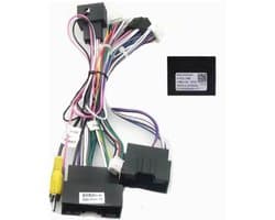 Iso kabel autoradio kabelset met canbusdecoder | geschikt voor Ford fiesta Focus Edge Transit Custom 2012 - 2017 | Android carplay radio stekker | Sync Connector plug | verloopstekker | 2012 2013 2014 2015 2016 2017 canbus decoder