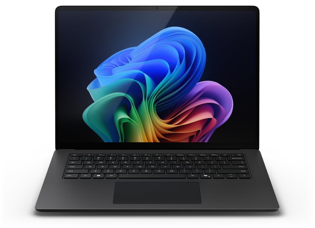 "Microsoft Surface Laptop 7 Copilot+ PC Intel Core Ultra 5 238V 38,1 cm (15"") Touchscreen 32 GB LPDDR5x-SDRAM 256 GB SSD Wi-Fi 7 (802.11be) Windows 11 Pro Zwart" — afbeelding 1