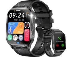 Manike G127 Smartwatch – 1,32 HD Display - Hartslag & Bloeddrukmeting - Bluetooth Bellen - SpO₂ - Slaapmonitoring - Multisport - IP68 Waterdicht - 100+ Sportmodi - Android & iOS Compatibel - Meldingen - Stappenteller - Sporthorloge - Activity Tracker