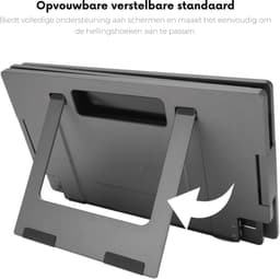 Portable Monitor 14 Inch Tri Screen - 1 kabel aansluit model USB-C/USB-A - Geschikt voor Mac Book M1/M2/M3 - Draagbare monitor - 14 inch monitor - Extra scherm laptop - Draagbare monitor voor laptop - tri screen - portable beeldscherm — thumbnail 5