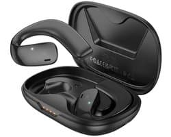 HOCO Draadloze Oordopjes Bluetooth 5.3 Oorhaak 12 Uur Batterij Zwart
