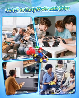 PlayCool 4-in-1 Accessoireset voor Nintendo Switch 2 – 2 Joy-Con sturen & 2 Joy-Con Grips — thumbnail 5