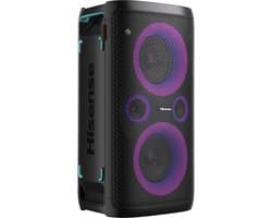 Dankzij de draagbare Bluetooth®-luidsprekers Hisense Zwart 300 W