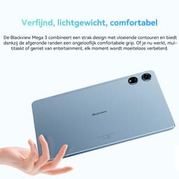 Blackview MEGA 3 Tablet - Android 15 - 12.1 Inch - 36GB RAM - 256GB ROM - Met Toetsenbord - Dual 4G LTE - 8800mAh - 13MP+50MP Camera - Blauw — thumbnail 5