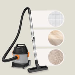 Zeegma Pro Compact – Stofzuiger / Bouwstofzuiger / Waterstofzuiger / Tapijtreiniger – Met en zonder zak – 4 x Stofzuigerzakken inbegrepen – Natte reiniging en wateropzuiging – HEPA + waterfilter – 1000W – 6L – Blaasfunctie – Voor auto, garage, woning — thumbnail 2